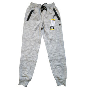 Spyder Men's Performance Tapered Stretch Joggers - S, Burnt Charcoal Striated